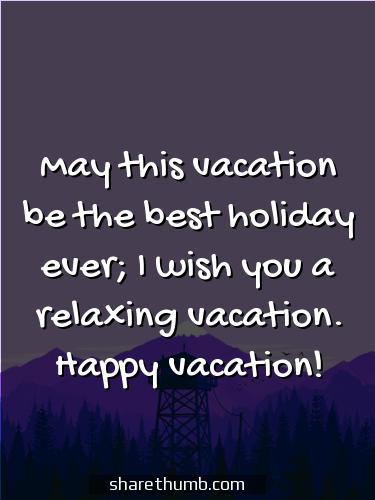 vacation away message for work